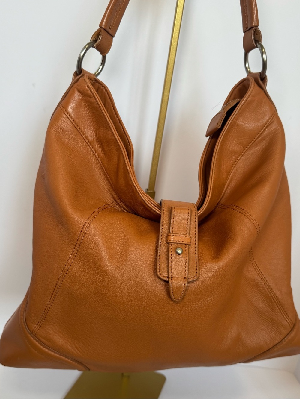 BEAUTIFUL Vintage Coldwater Creek Buttery Soft Leather Hobo Shoulder Bag